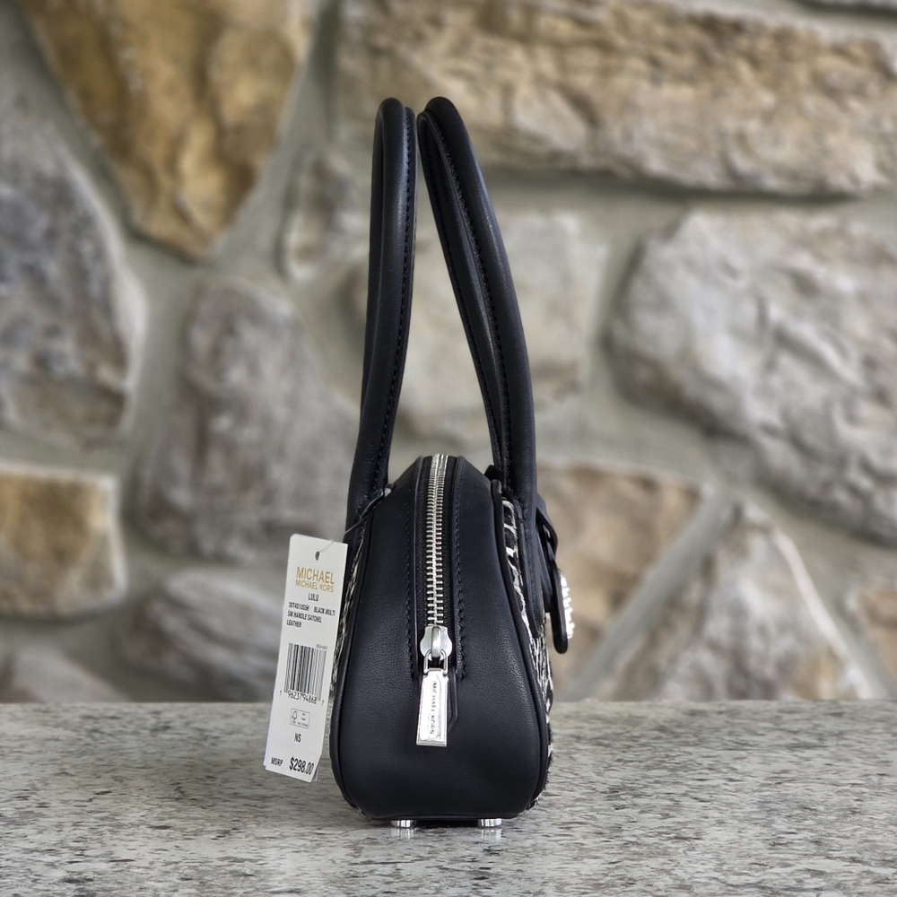 Michael Kors LuLu Small Leopard Satchel - Picture 2 of 13